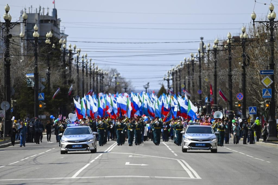 Парад 1 мая в хабаровске